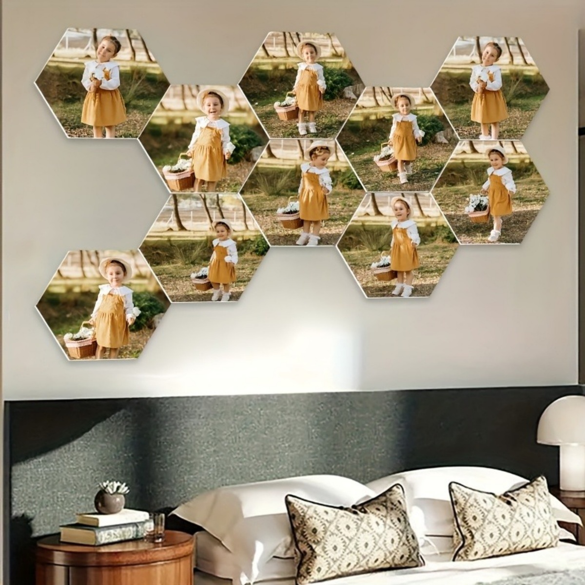Custom Wall Decor — Modern Hex - Wedding Party Supply ulasan dan harga