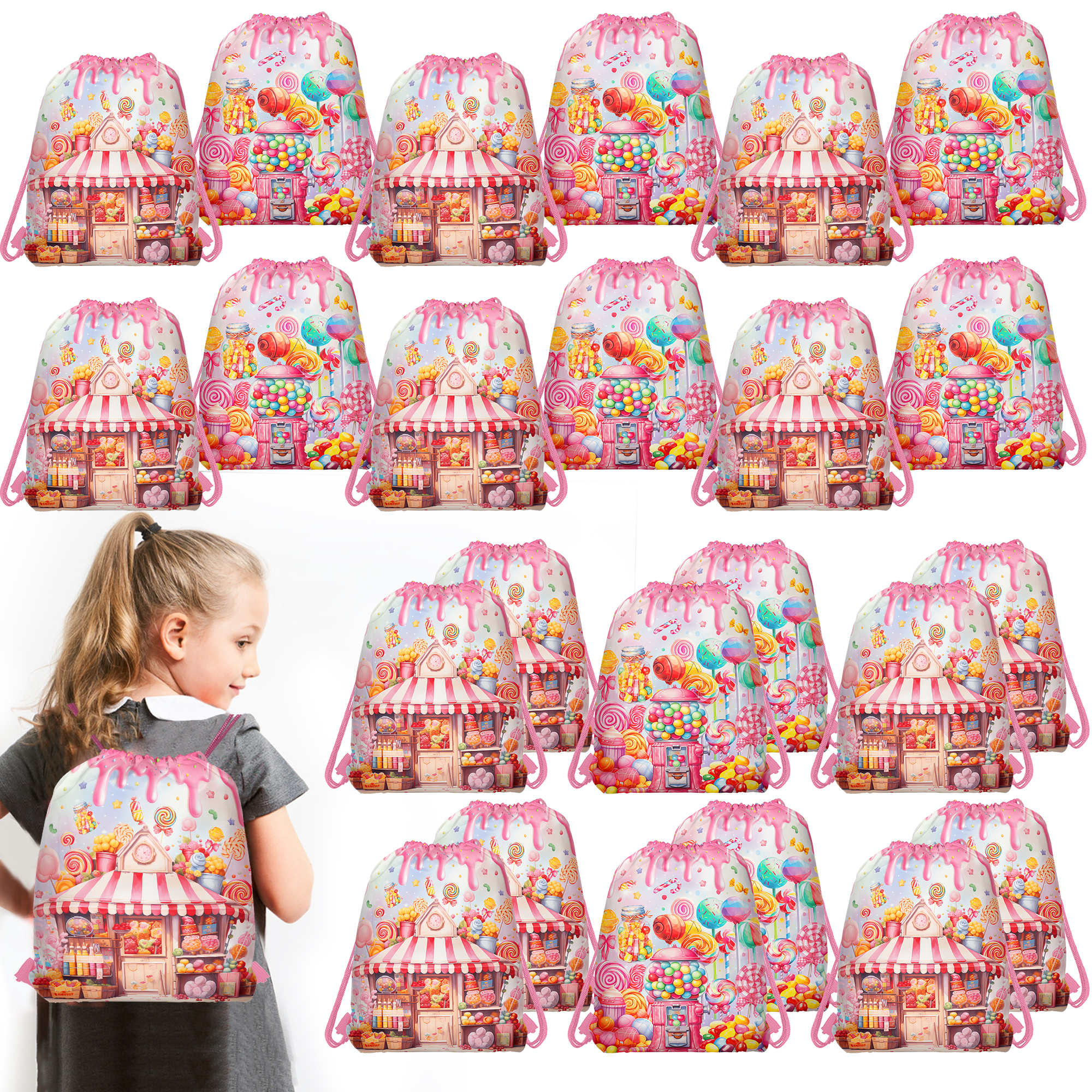 10pcs Candy House Non-woven Gi - Wedding Event Supply ulasan dan harga