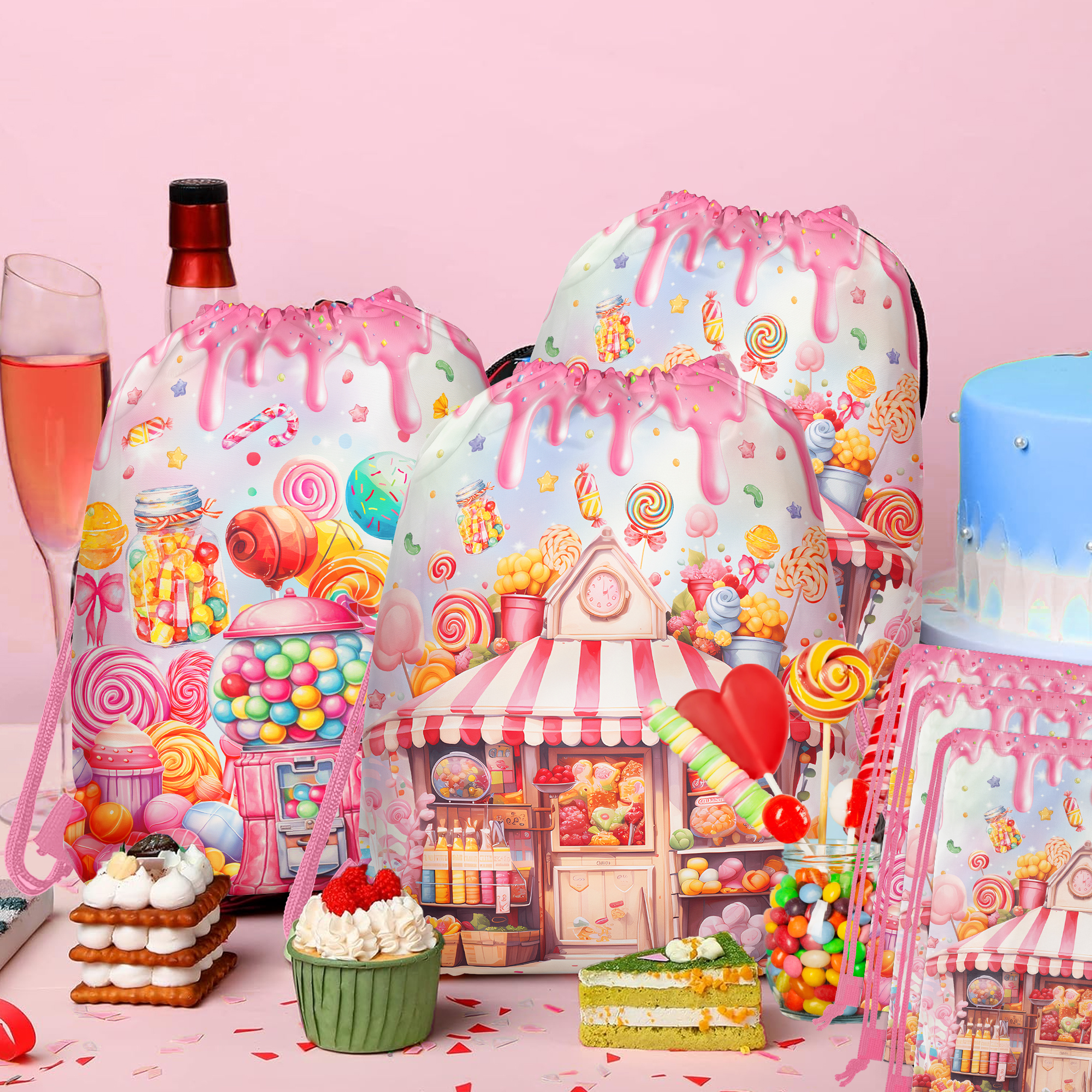 10pcs Candy House Non-woven Gi - Wedding Event Supply ulasan dan harga