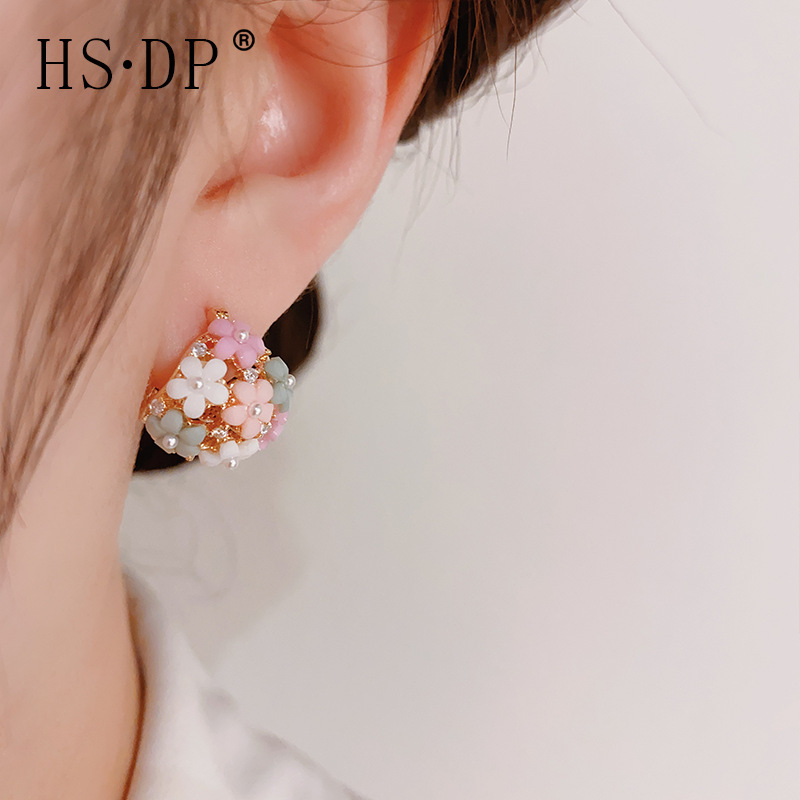 Fashionable Zircon Pearl Flowe - Wedding Hampers ulasan dan harga