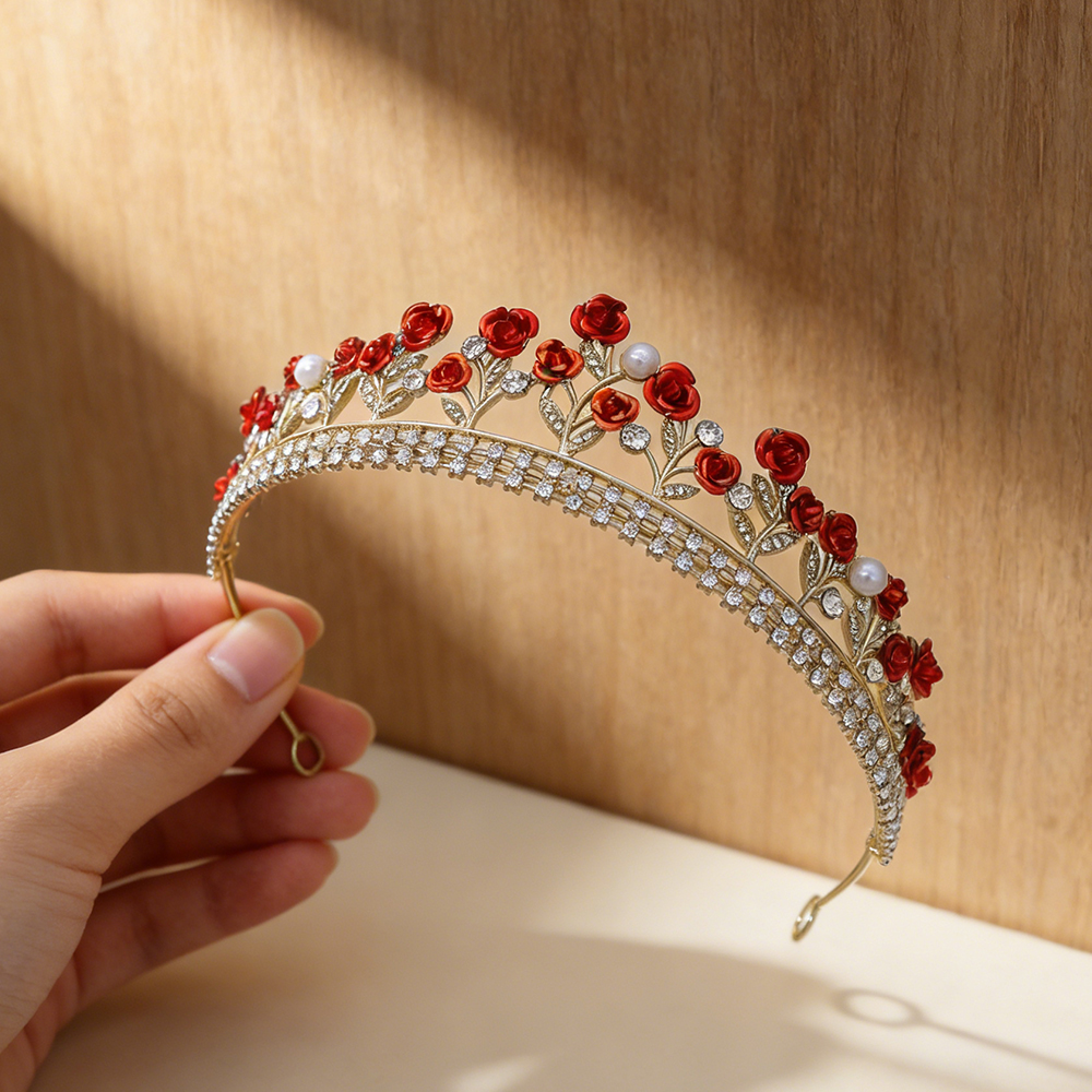 Baroque Crown Wedding Headwear - Wedding Party Supply ulasan dan harga