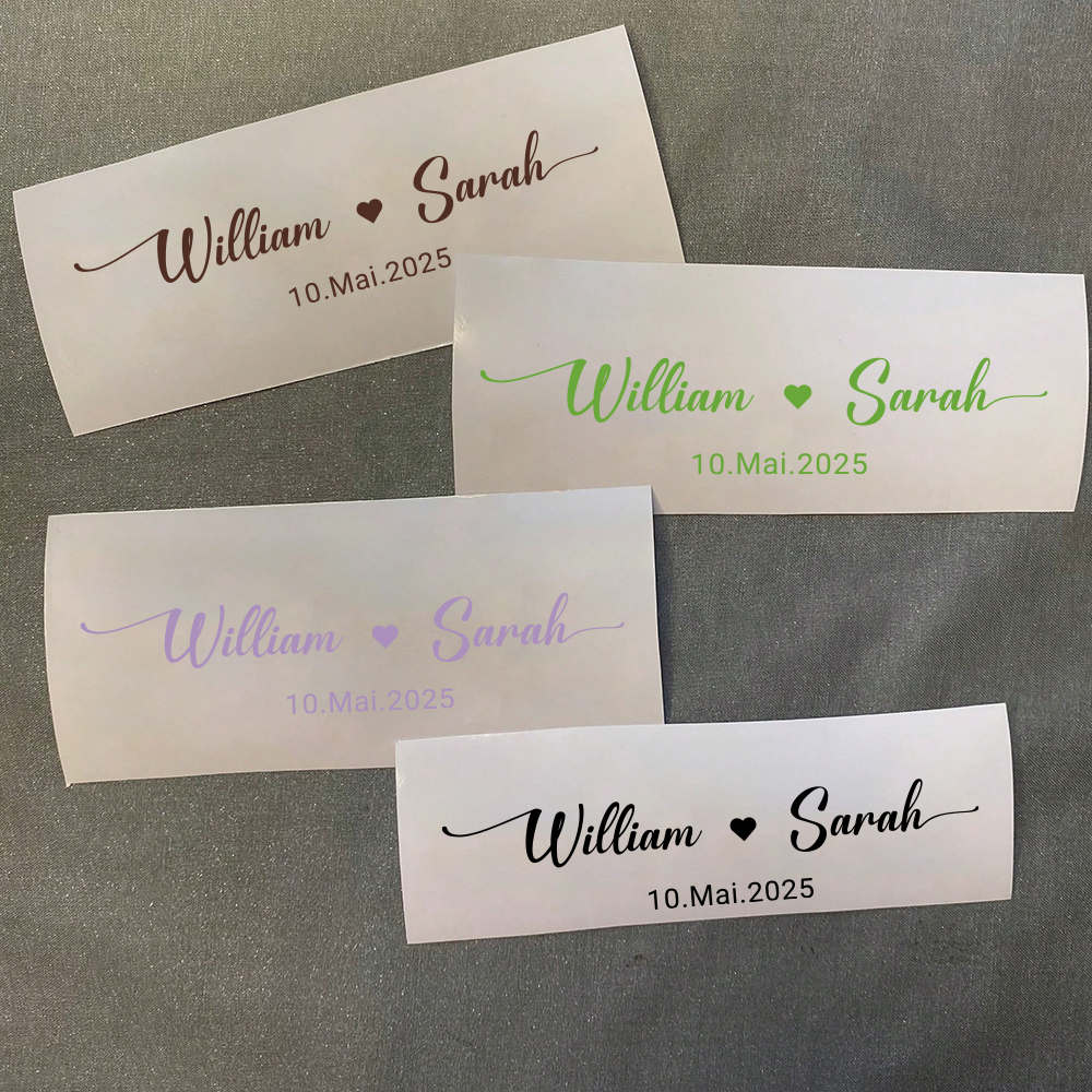 Custom Name Decals for Wedding - Wedding Card Box ulasan dan harga