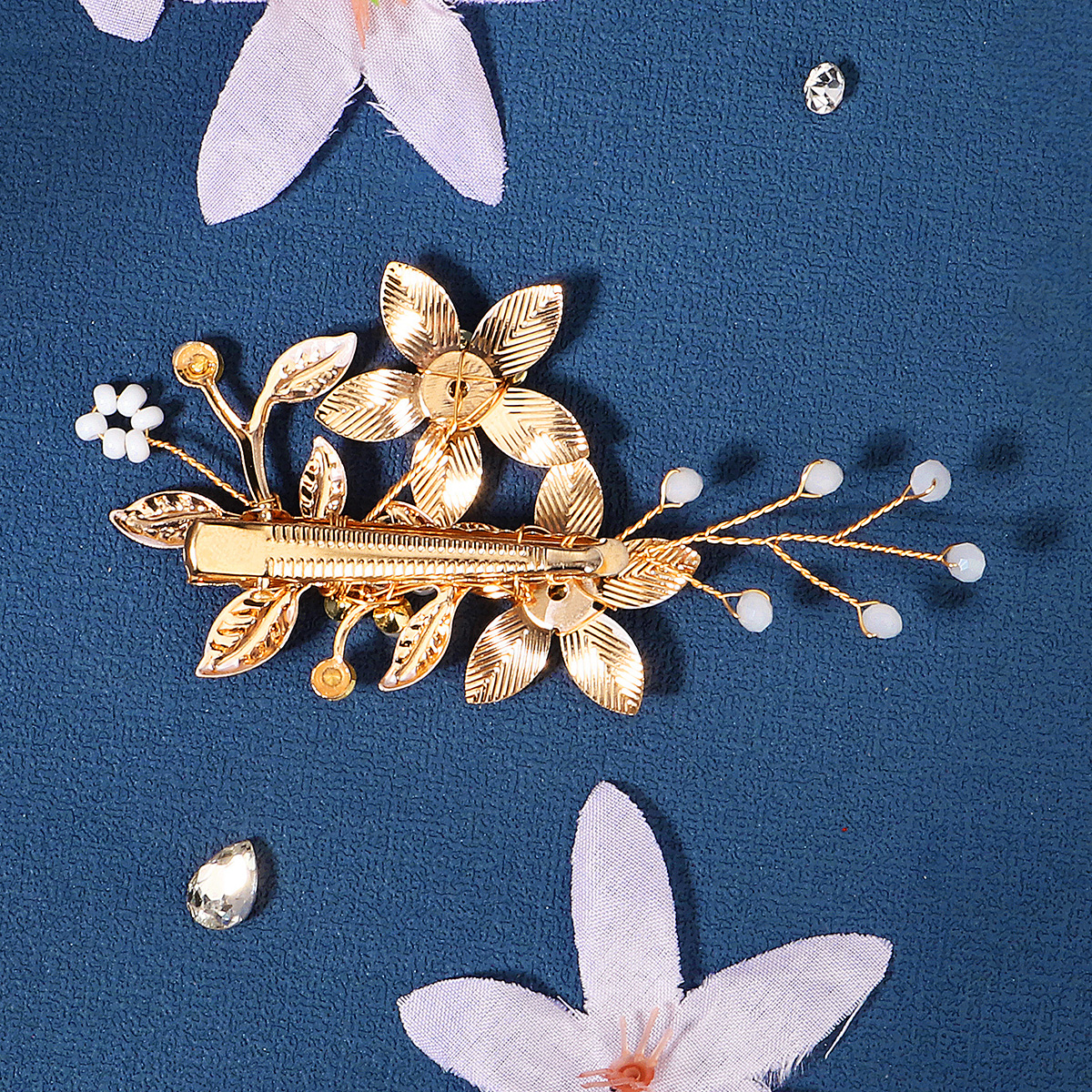 Handmade Pearl Flower Hair Cli - Wedding Supply Store ulasan dan harga