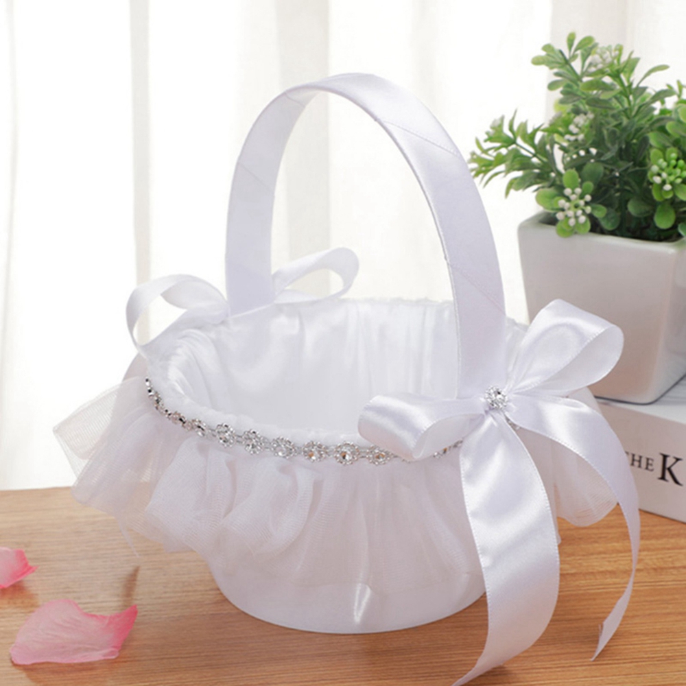 Wedding Baskets White Flower G - Wedding Hampers ulasan dan harga