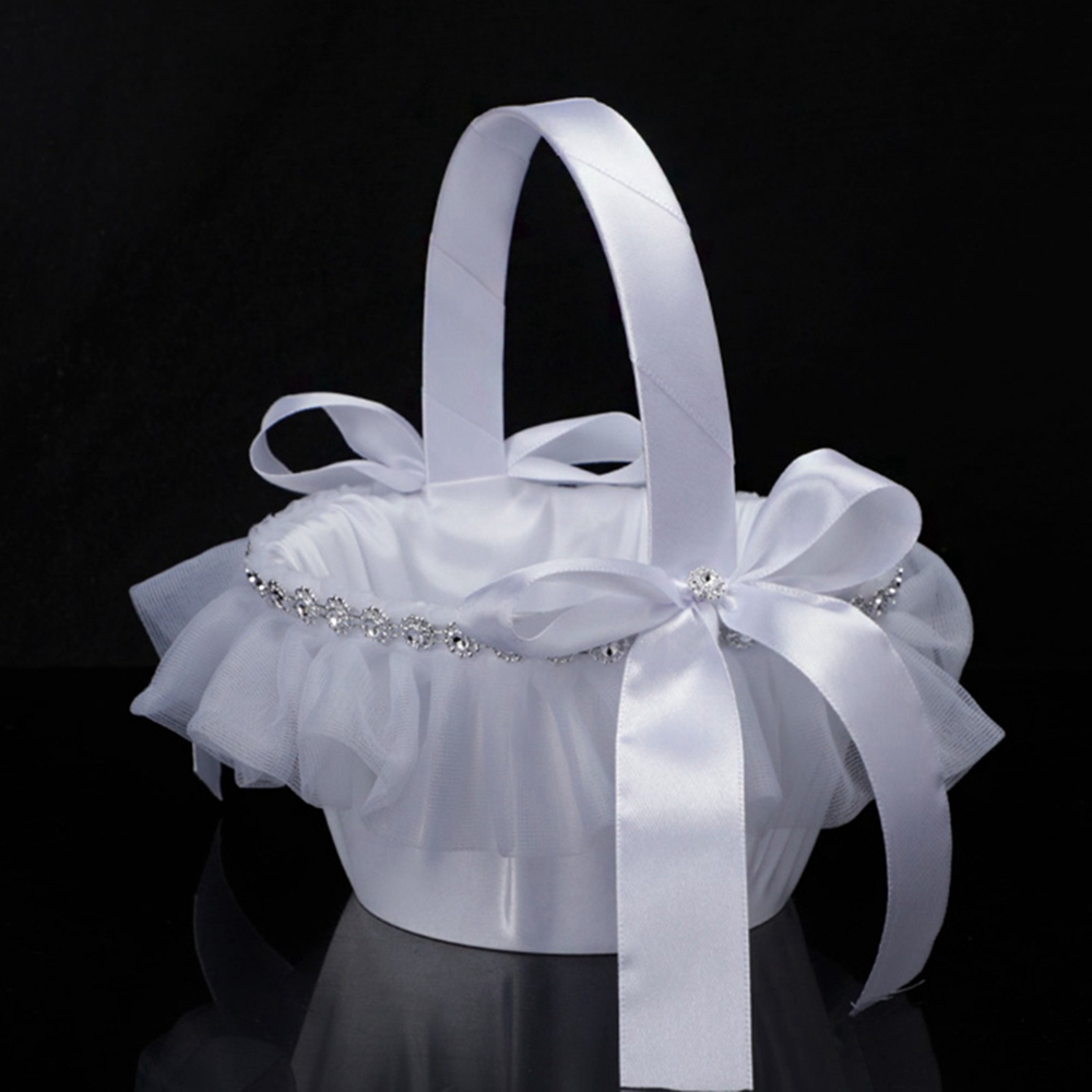 Wedding Baskets White Flower G - Wedding Hampers ulasan dan harga