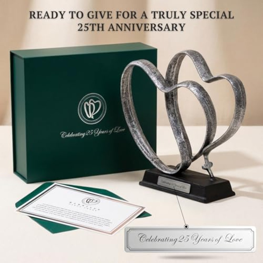 25th Anniversary Wedding Gifts - Wedding Card Box ulasan dan harga