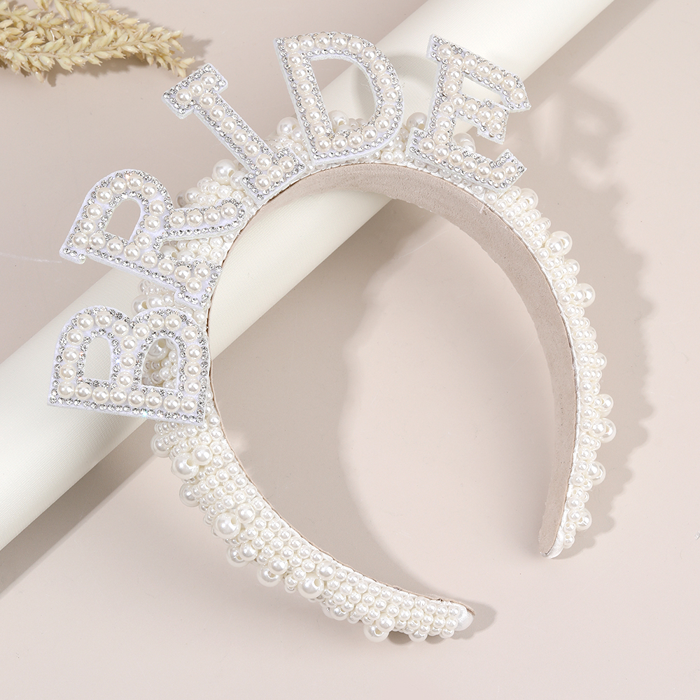Pearl Headband Diadem Luxury B - Wedding Supply Store ulasan dan harga