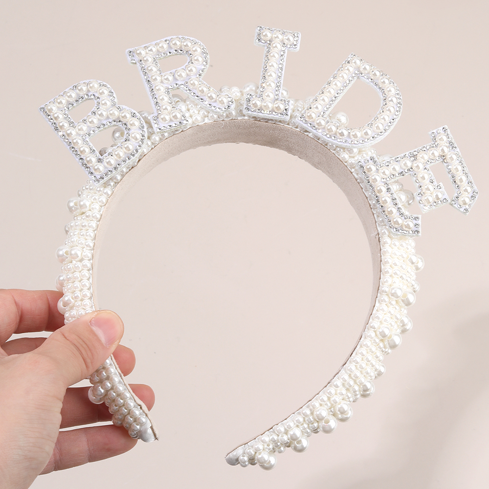 Pearl Headband Diadem Luxury B - Wedding Supply Store ulasan dan harga