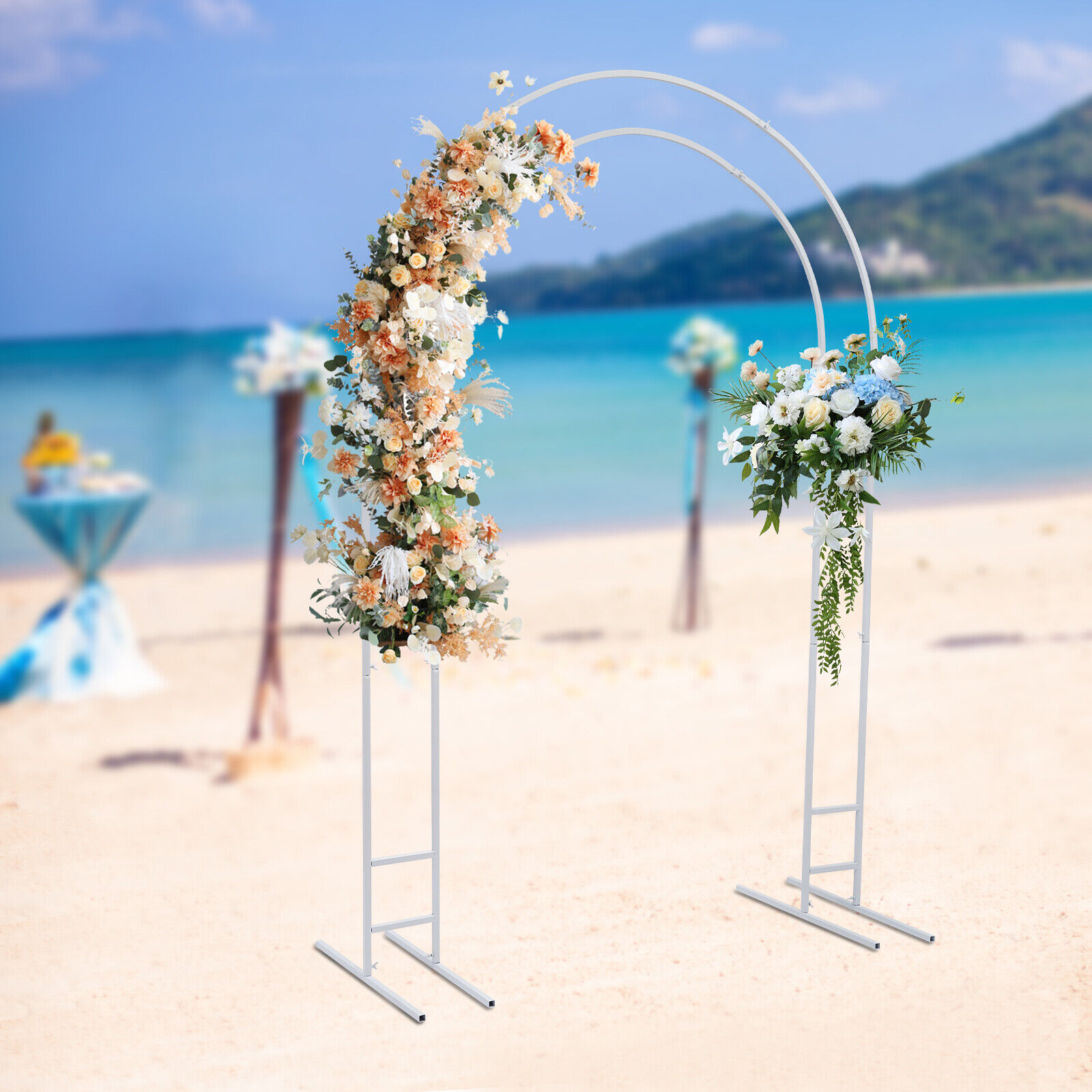 Metal Wedding Stand Arch Frame - Wedding Support ulasan dan harga