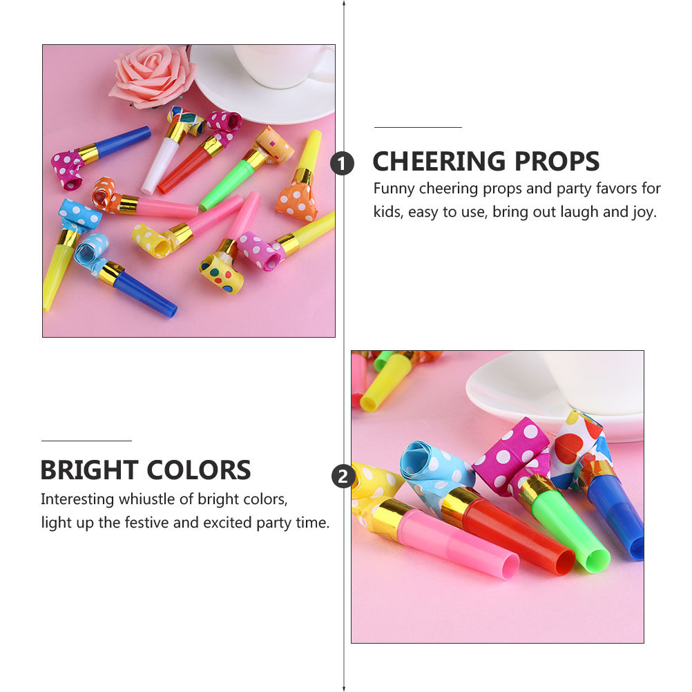50Pcs Vibrant Cheering Whistle - Wedding Event Supply ulasan dan harga