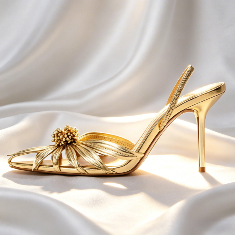 Luxury Gold Floral Detail Slin - Wedding Shop ulasan dan harga