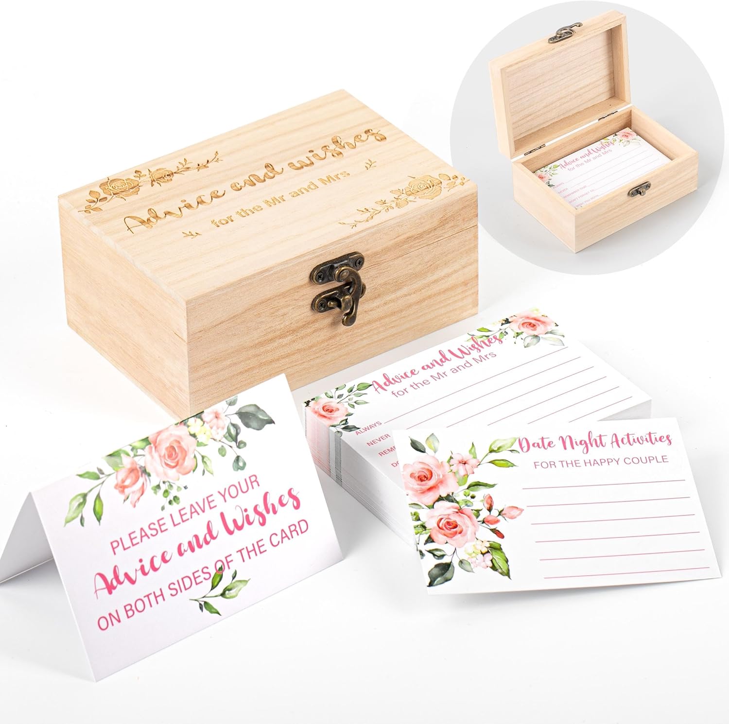 72 Pcs Wedding Advice and Wish - Wedding Card Box ulasan dan harga