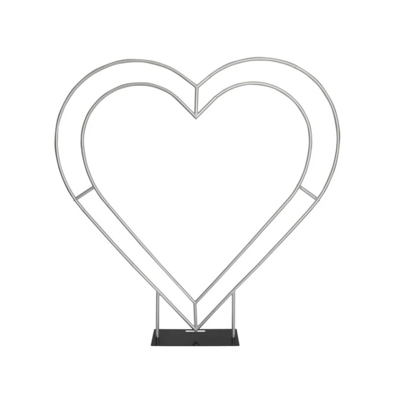 Portable 6.5ft Aluminum Heart  - Wedding Support ulasan dan harga