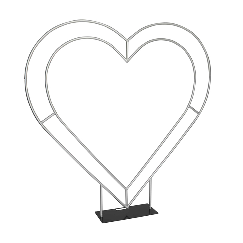 Portable 6.5ft Aluminum Heart  - Wedding Support ulasan dan harga