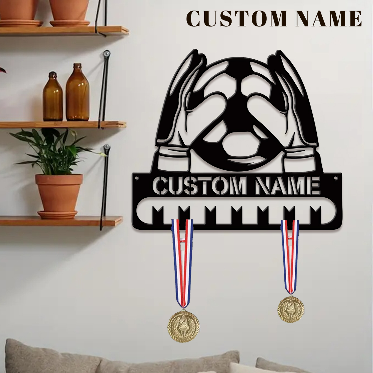 Custom Football Player Metal M - Wedding Party Supply ulasan dan harga
