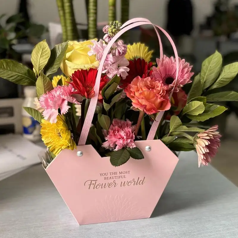 1Pc Portable Flower Basket Ros - Wedding Hampers ulasan dan harga