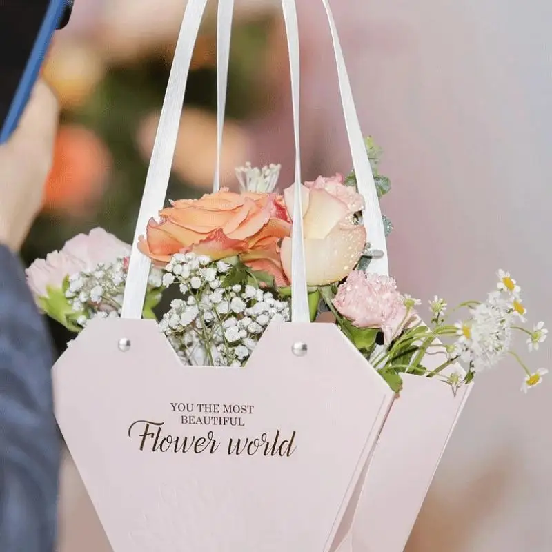 1Pc Portable Flower Basket Ros - Wedding Hampers ulasan dan harga