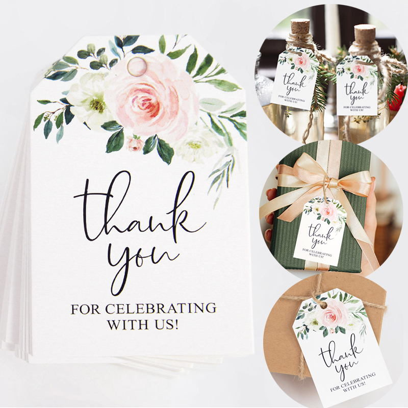50pcs Thank You For Celebratin - Wedding Card Box ulasan dan harga