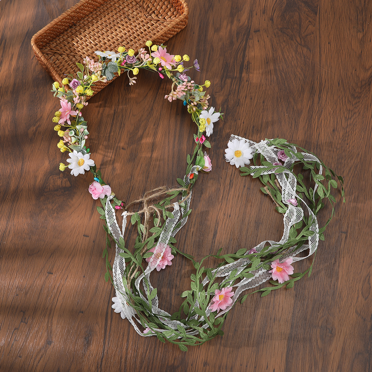 Retro Bohemia Flower Hair Crow - Wedding Supply Store ulasan dan harga