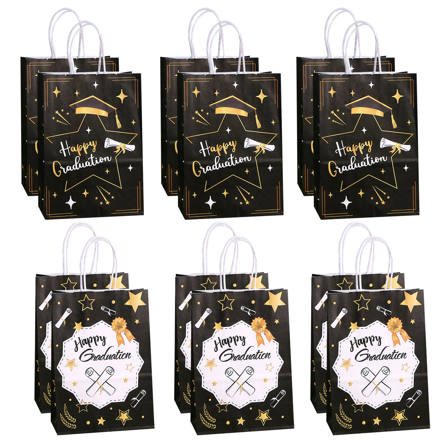 12/24Pcs Graduation Gift Bags, - Wedding Event Supply ulasan dan harga