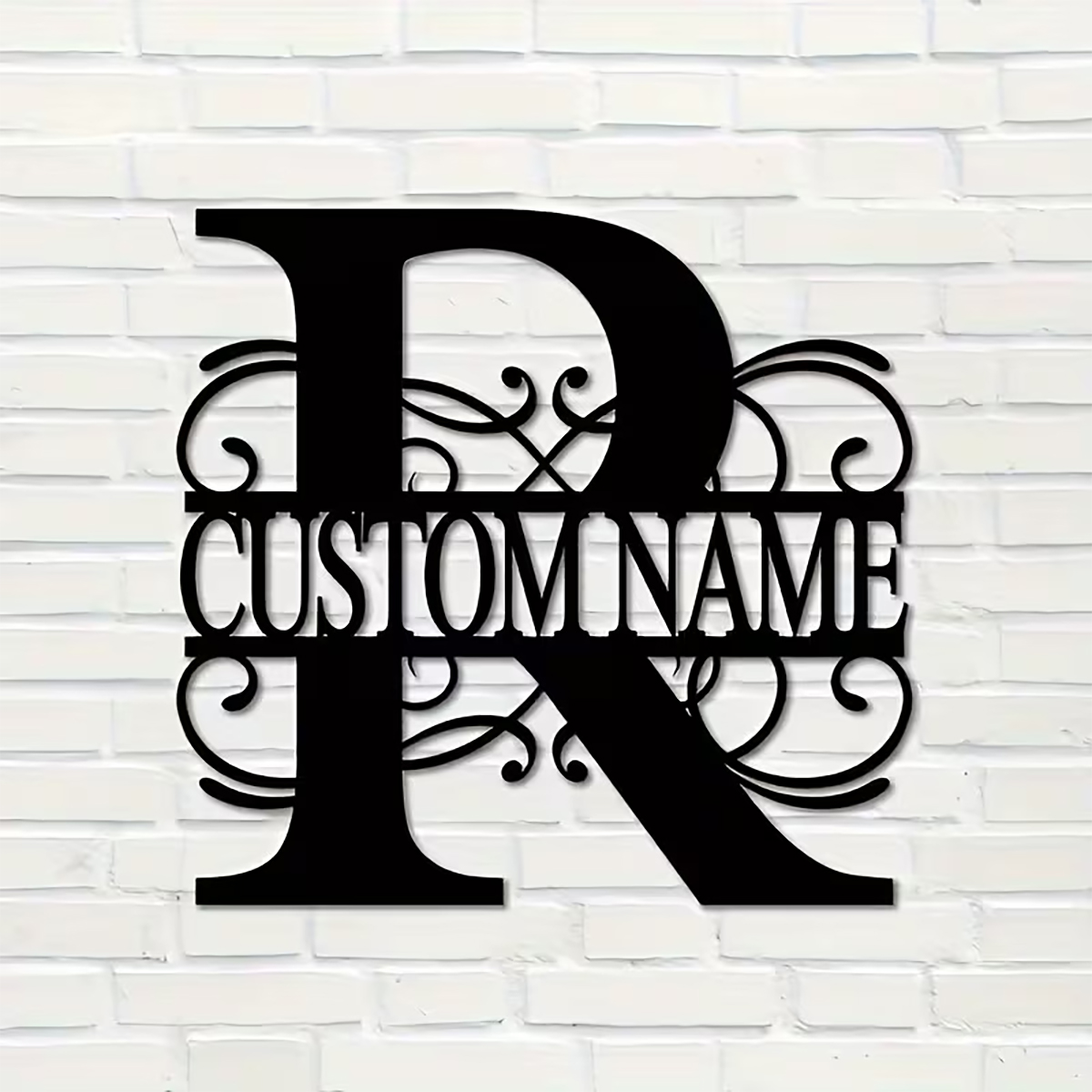 Classic Custom Monogram Metal  - Wedding Party Supply ulasan dan harga
