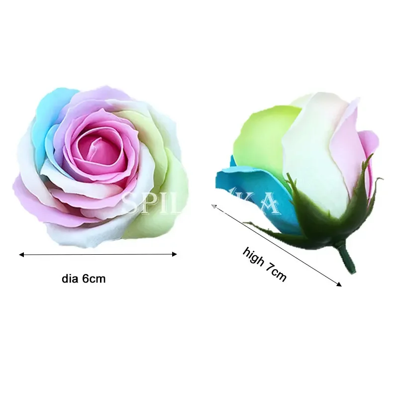 Spilewka 6X7cm Colorful Rose A - Wedding Party Supply ulasan dan harga