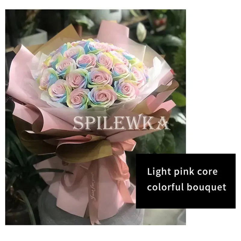 Spilewka 6X7cm Colorful Rose A - Wedding Party Supply ulasan dan harga