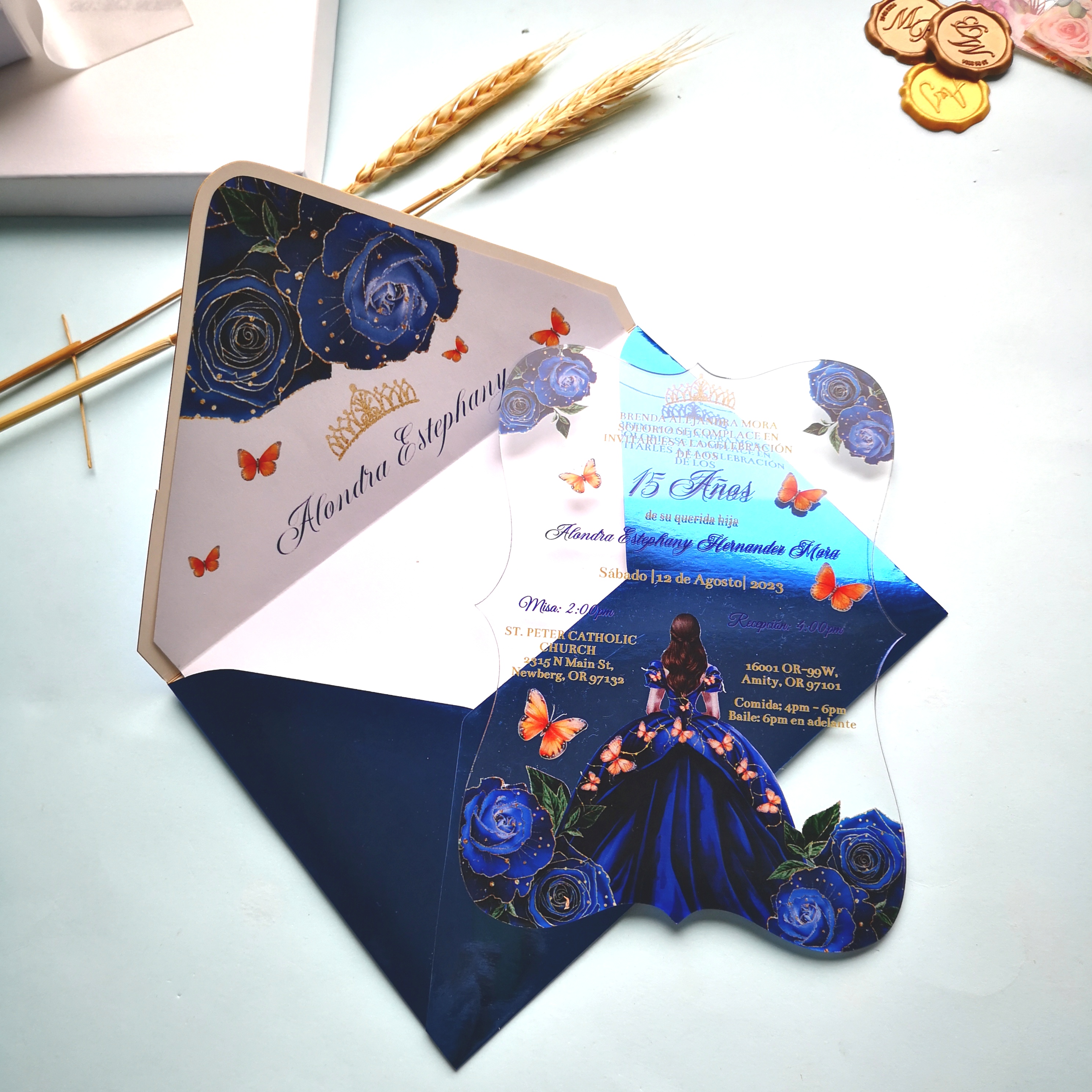 Clear Acrylic Invitation for S - Wedding Supply Business ulasan dan harga